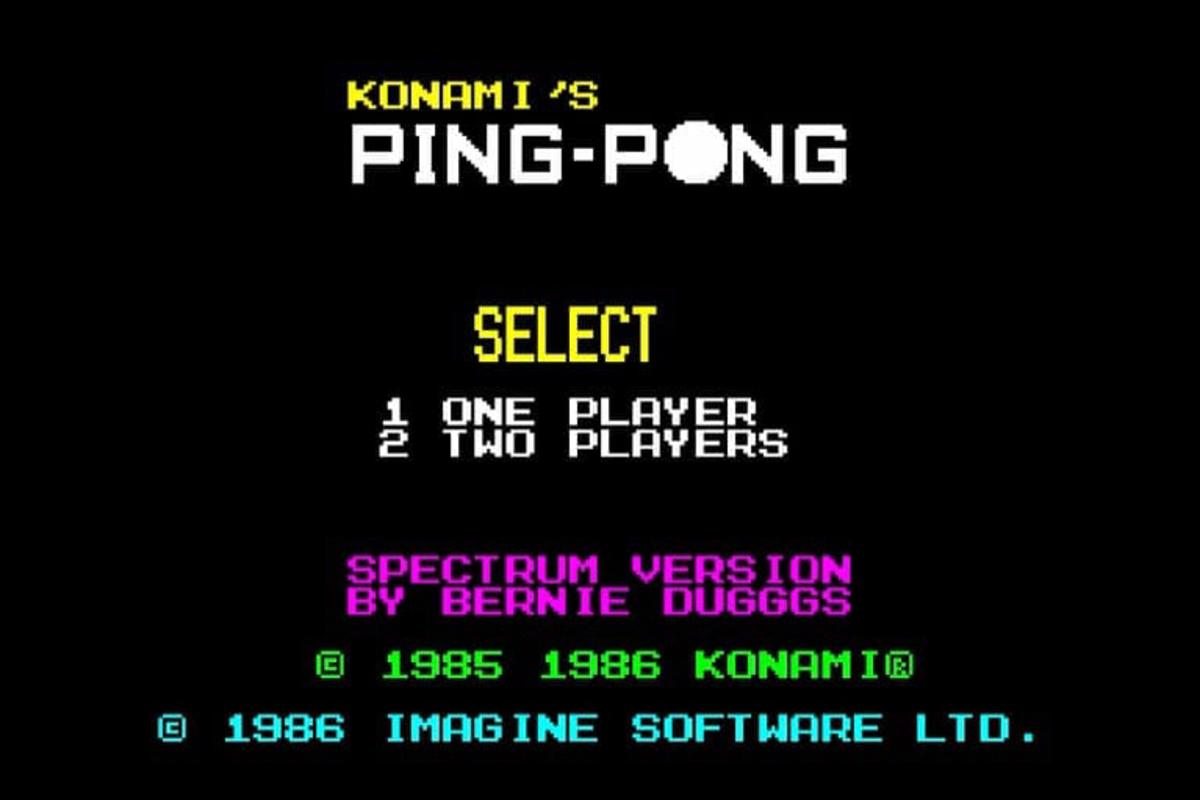 Ping-Pong main screen